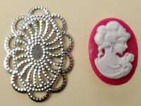 Accessory Bags for the Ornamental Oval Design - Cameo Bag