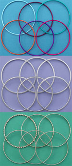 Large Bangles x 6