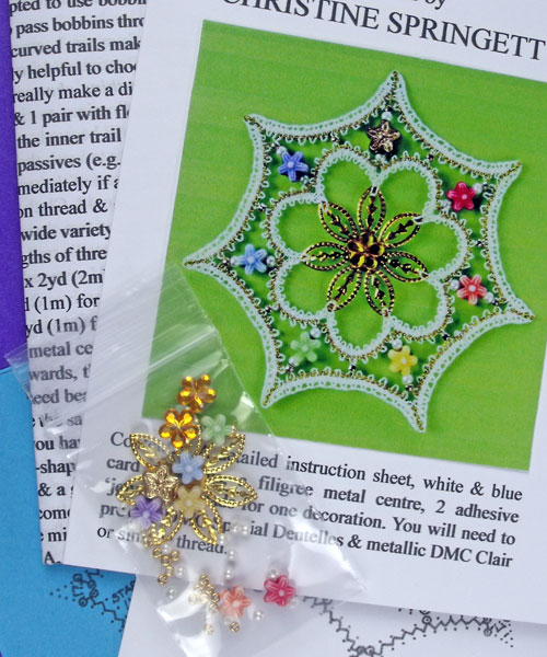 Rainbow Stay Safe Star Kit (with flower beads)